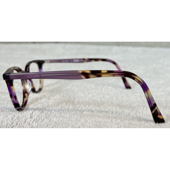 OGI HERITAGE 7162 2010 Round Purple Tortoise Pearl Eyeglasses Frames 47-17-135 - Picture 2 of 8